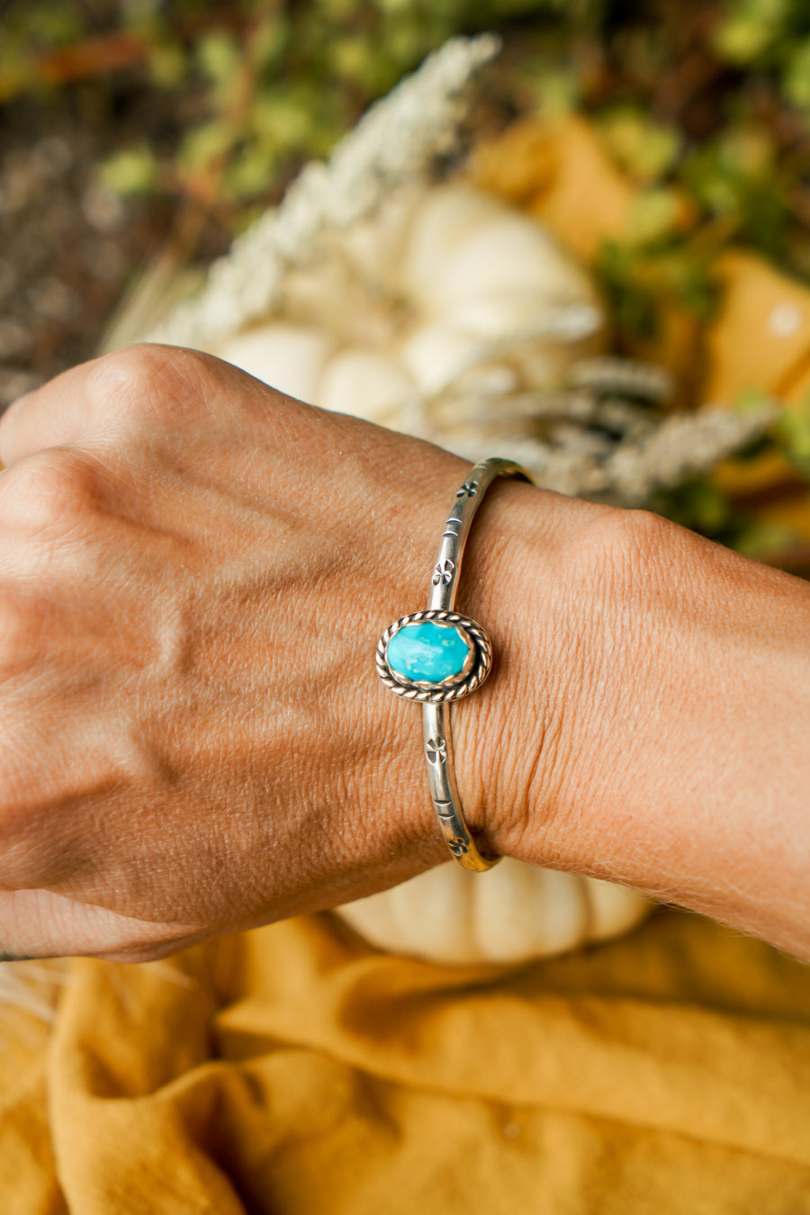 Stacking Cuff in Blue Ridge Turquoise