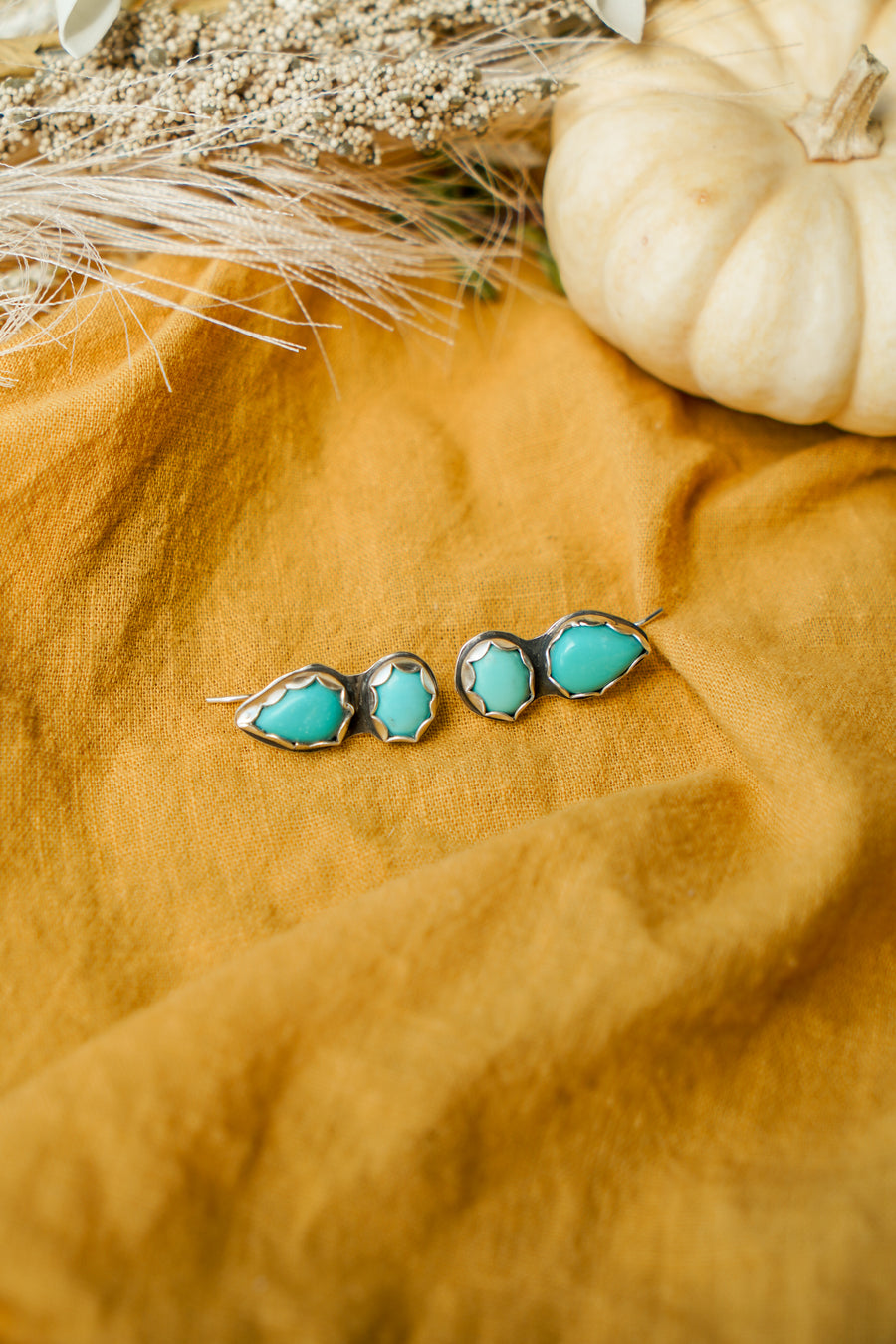 Ear Crawlers in Campitos Turquoise