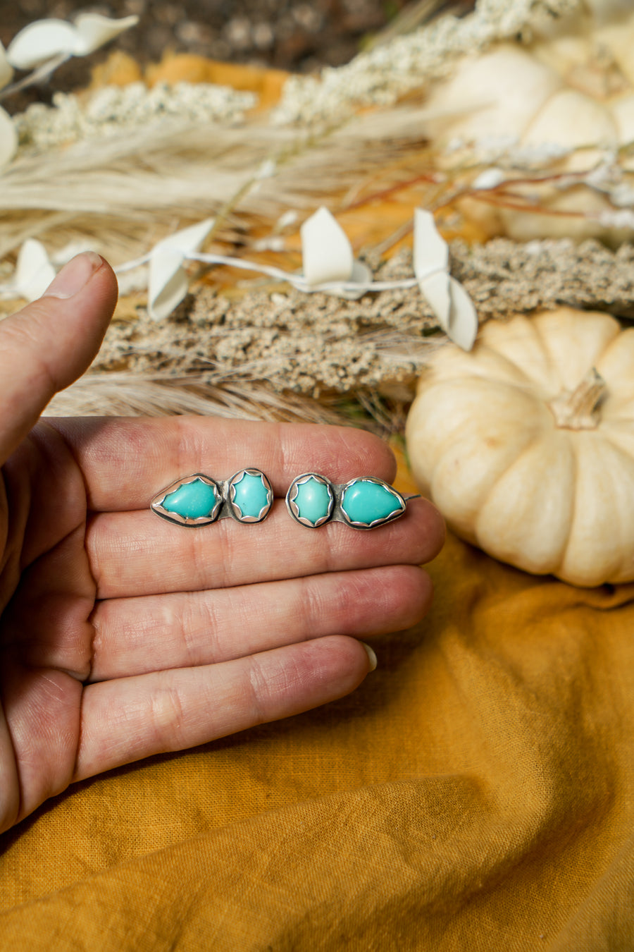 Ear Crawlers in Campitos Turquoise
