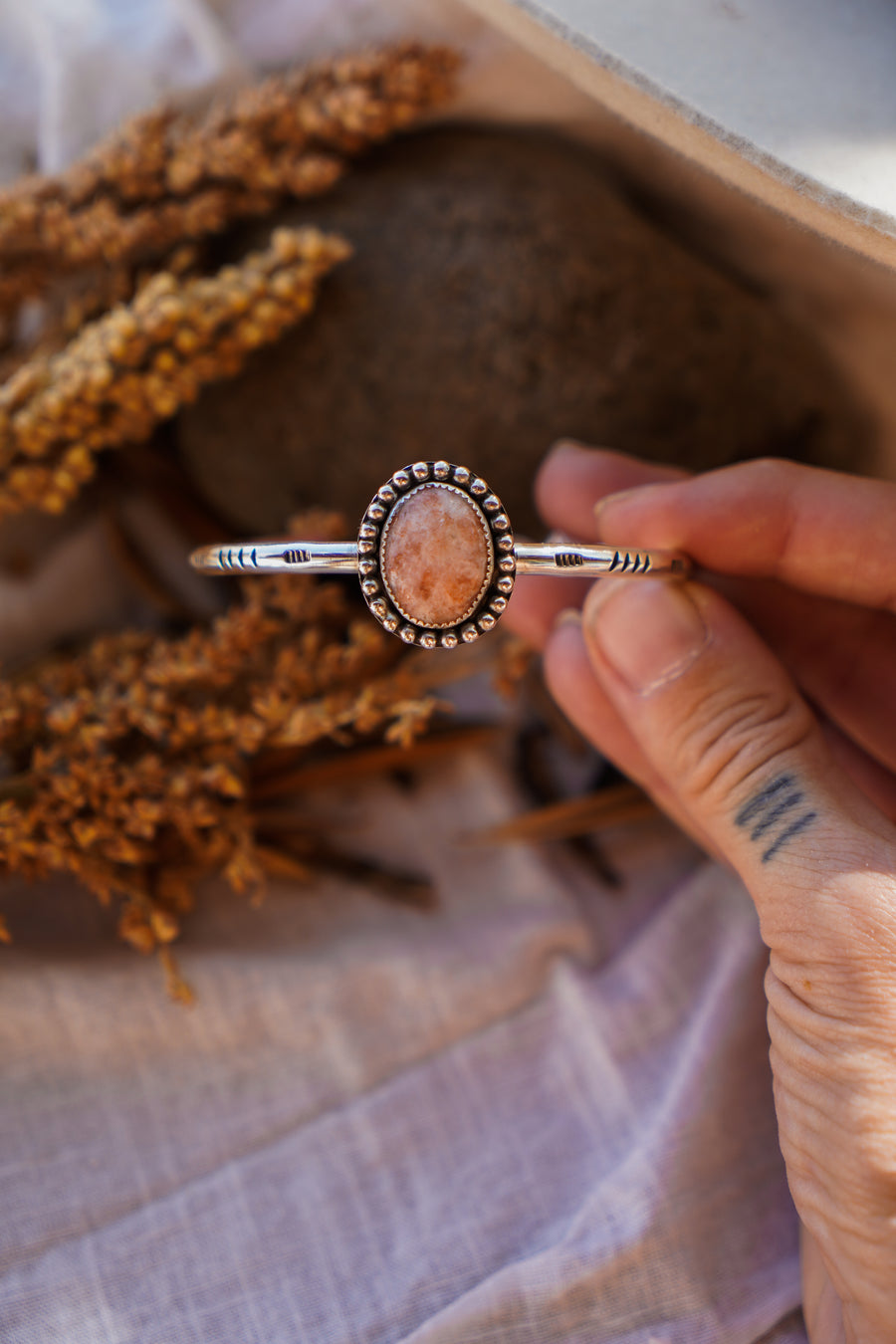 Stacking Cuff in Sunstone