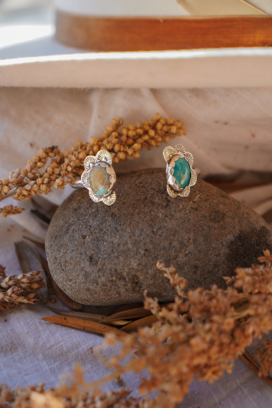 Canyon Wrap Cuff in Sonoran Blue & Green Variscite