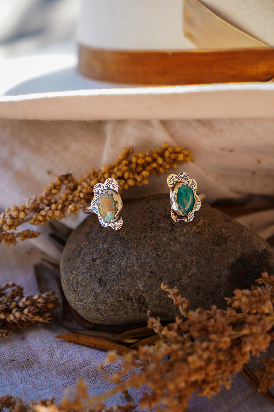 Canyon Wrap Cuff in Sonoran Blue & Green Variscite