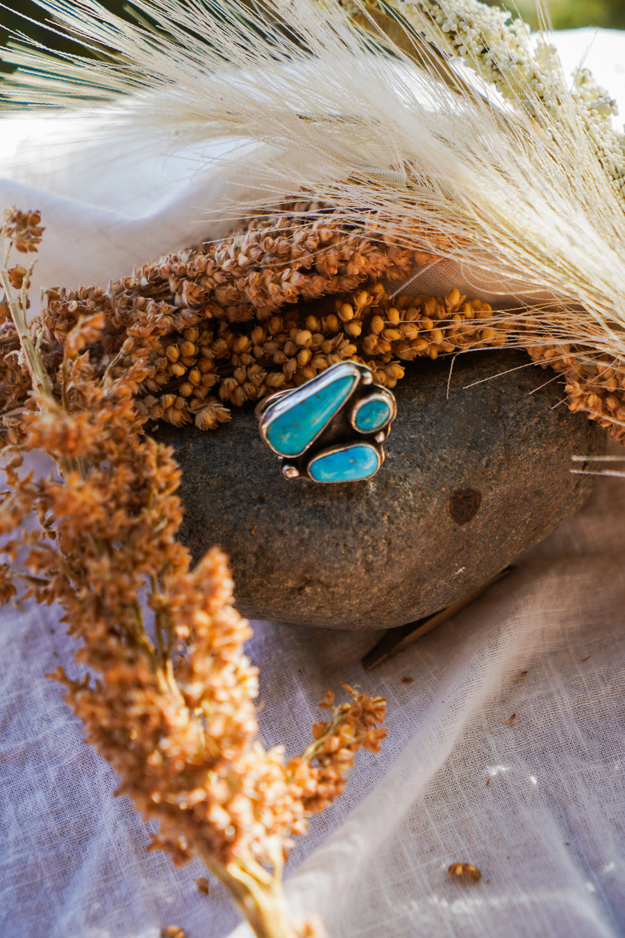 The Orbit Hair Twist in Blue Ridge Turquoise