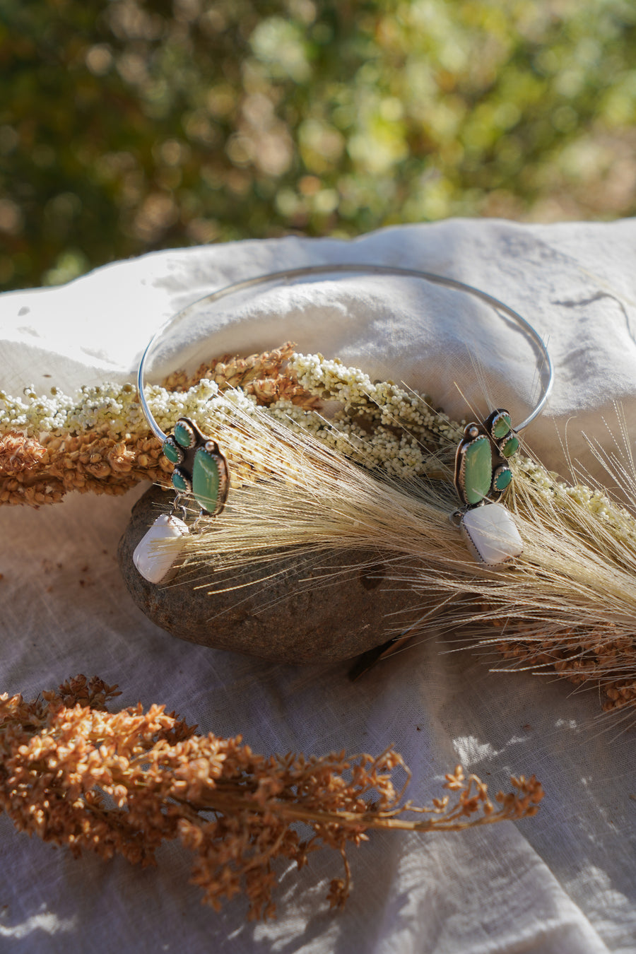 The Neck Cuff in Yungai, Crysophase, and White Buffalo