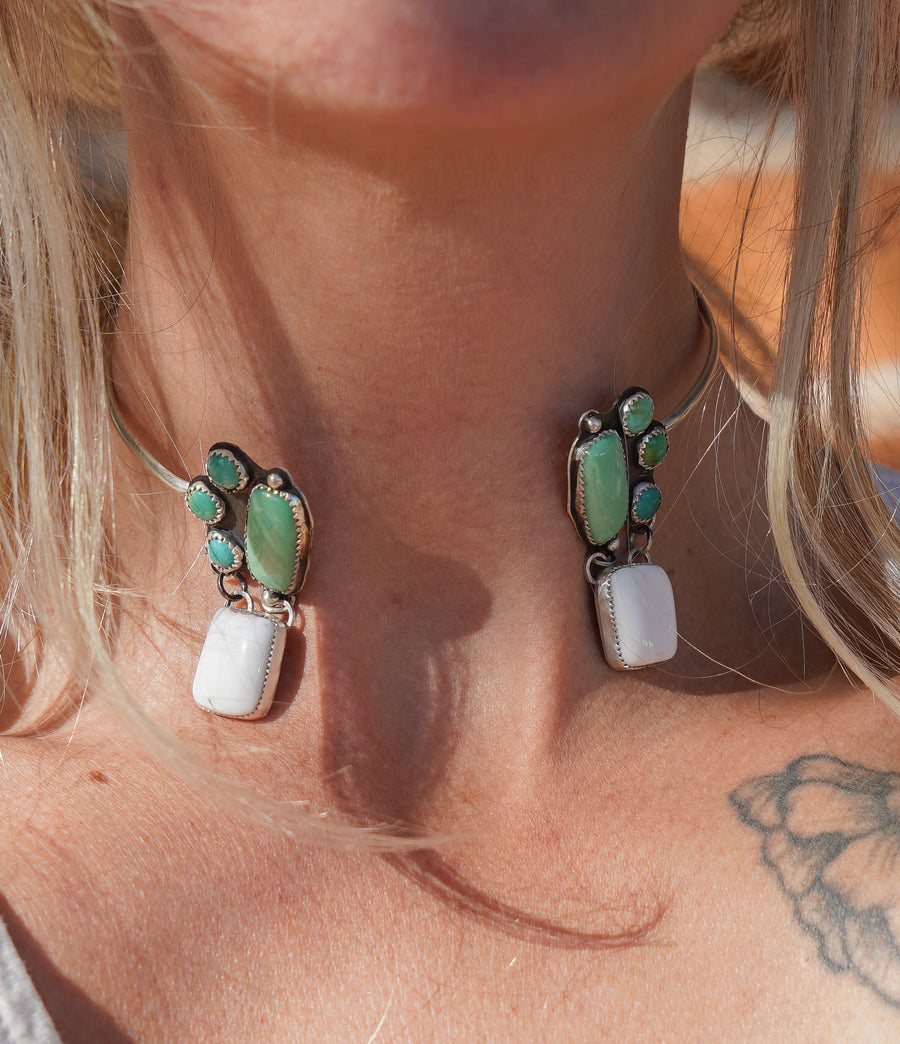 The Neck Cuff in Yungai, Crysophase, and White Buffalo