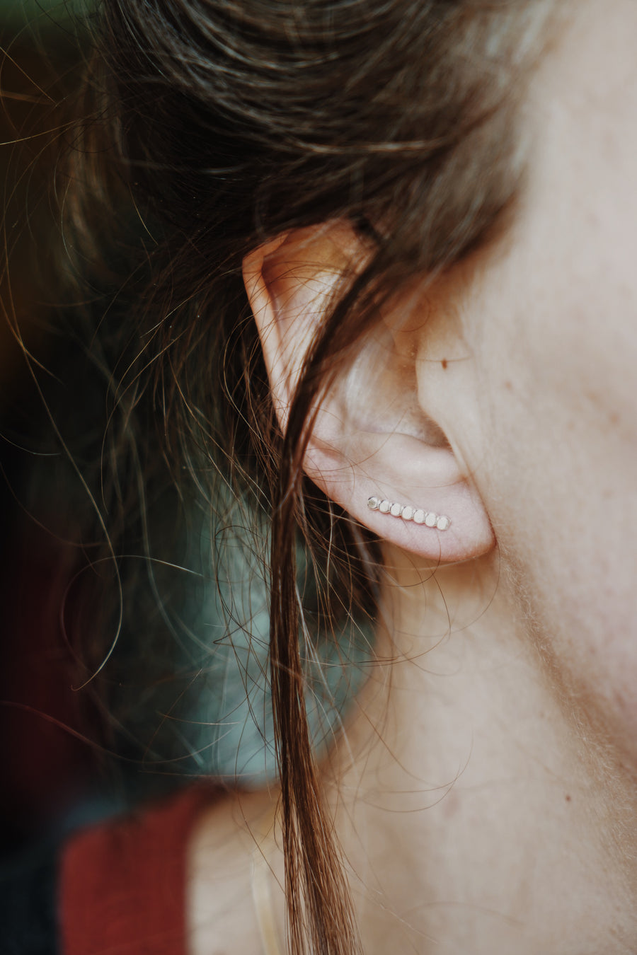 The Comet Ear Crawler in Sterling Silver