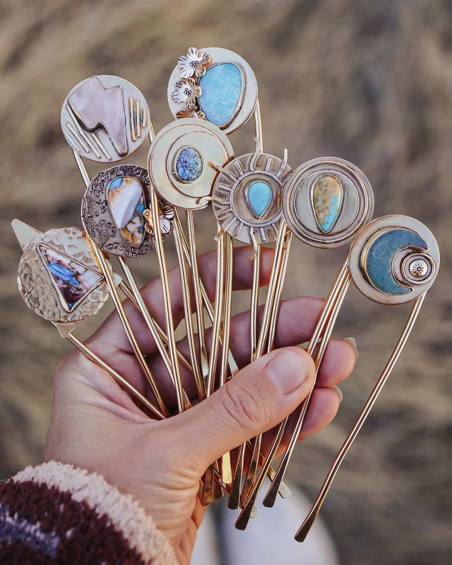 Mojave Hairfork in Egyptian Turquoise