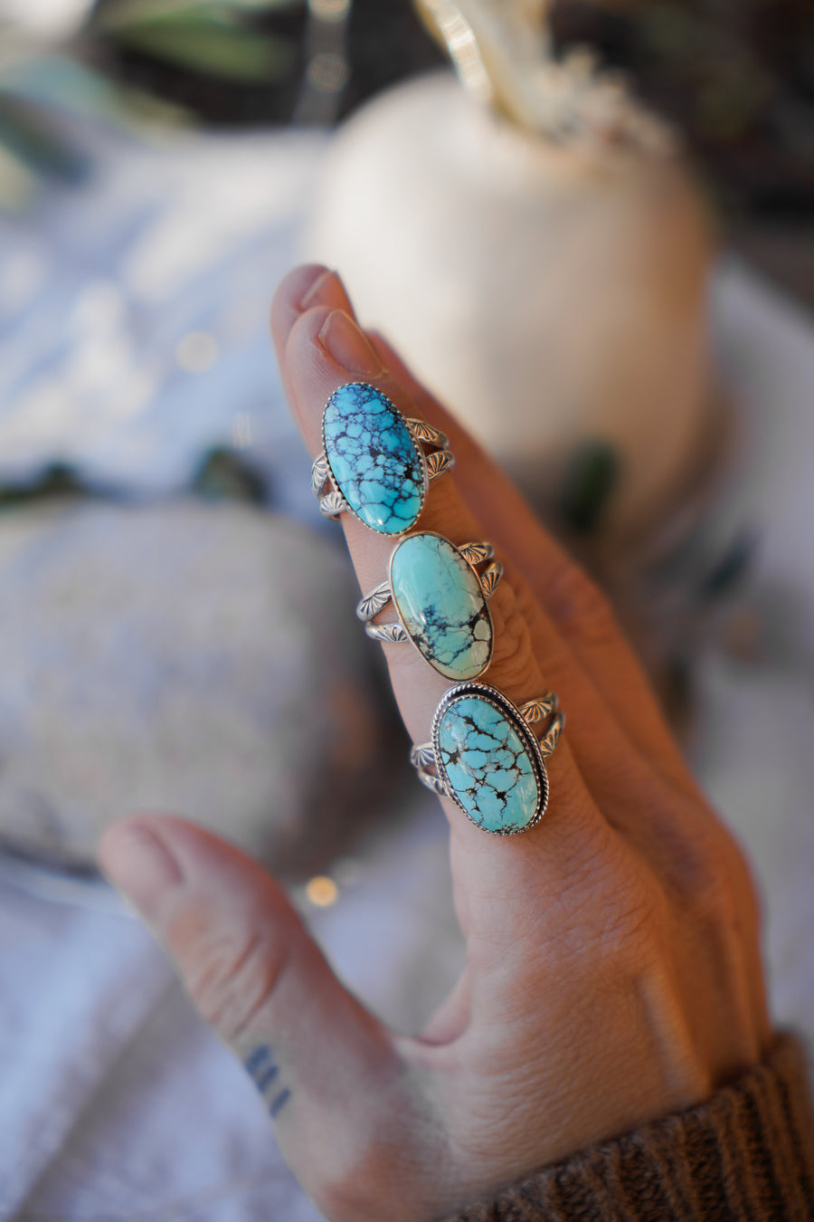 Yungai Turquoise Ring (Size 6)