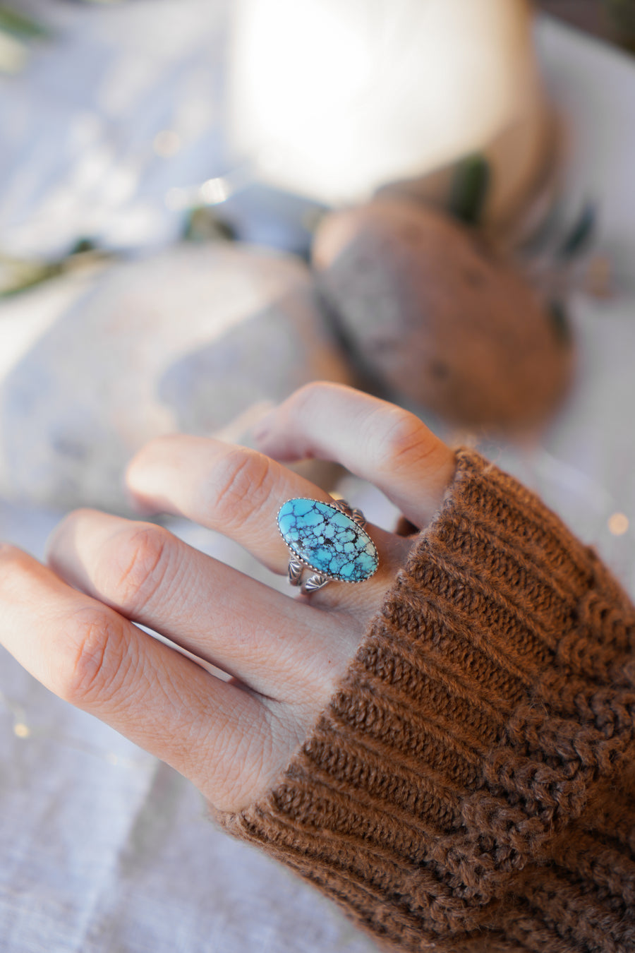 Yungai Turquoise Ring (Size 6)