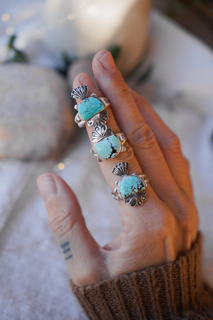 Yungai Turquoise Ring (Size 7)