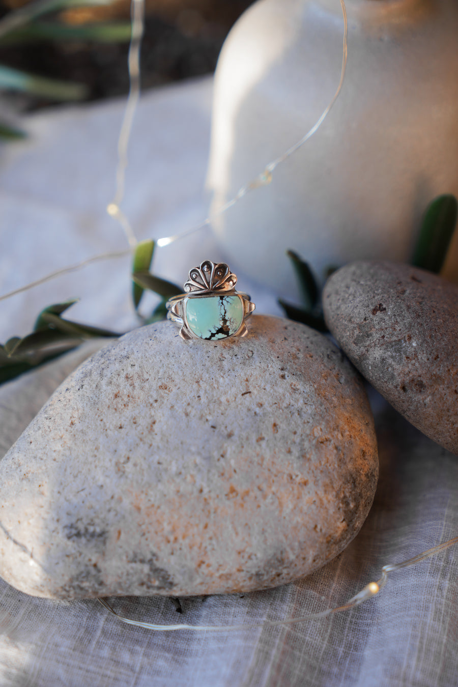 Yungai Turquoise Ring (Size 7)