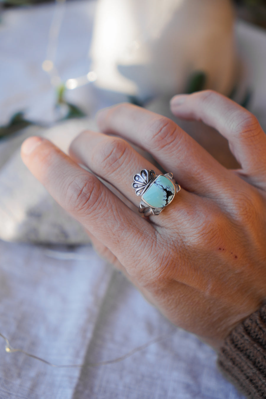 Yungai Turquoise Ring (Size 7)