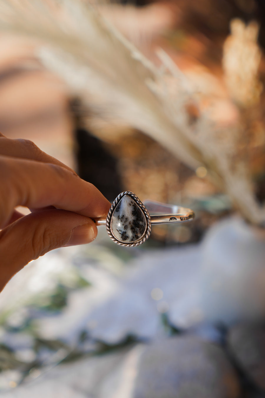 Dendritic Agate Cuff