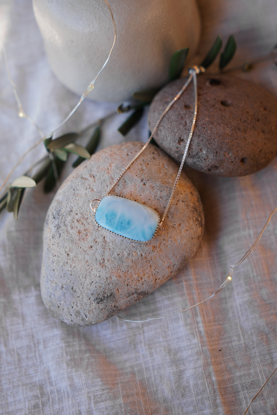 Out West Adjustable Bracelet in Larimar (Sm/Med)