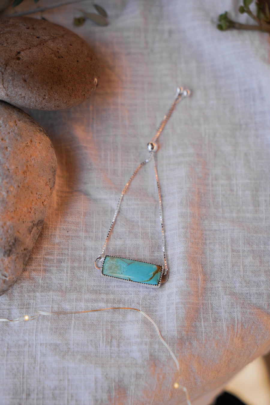 Out West Adjustable Bracelet in Kingman Turquoise (Sm/Med)