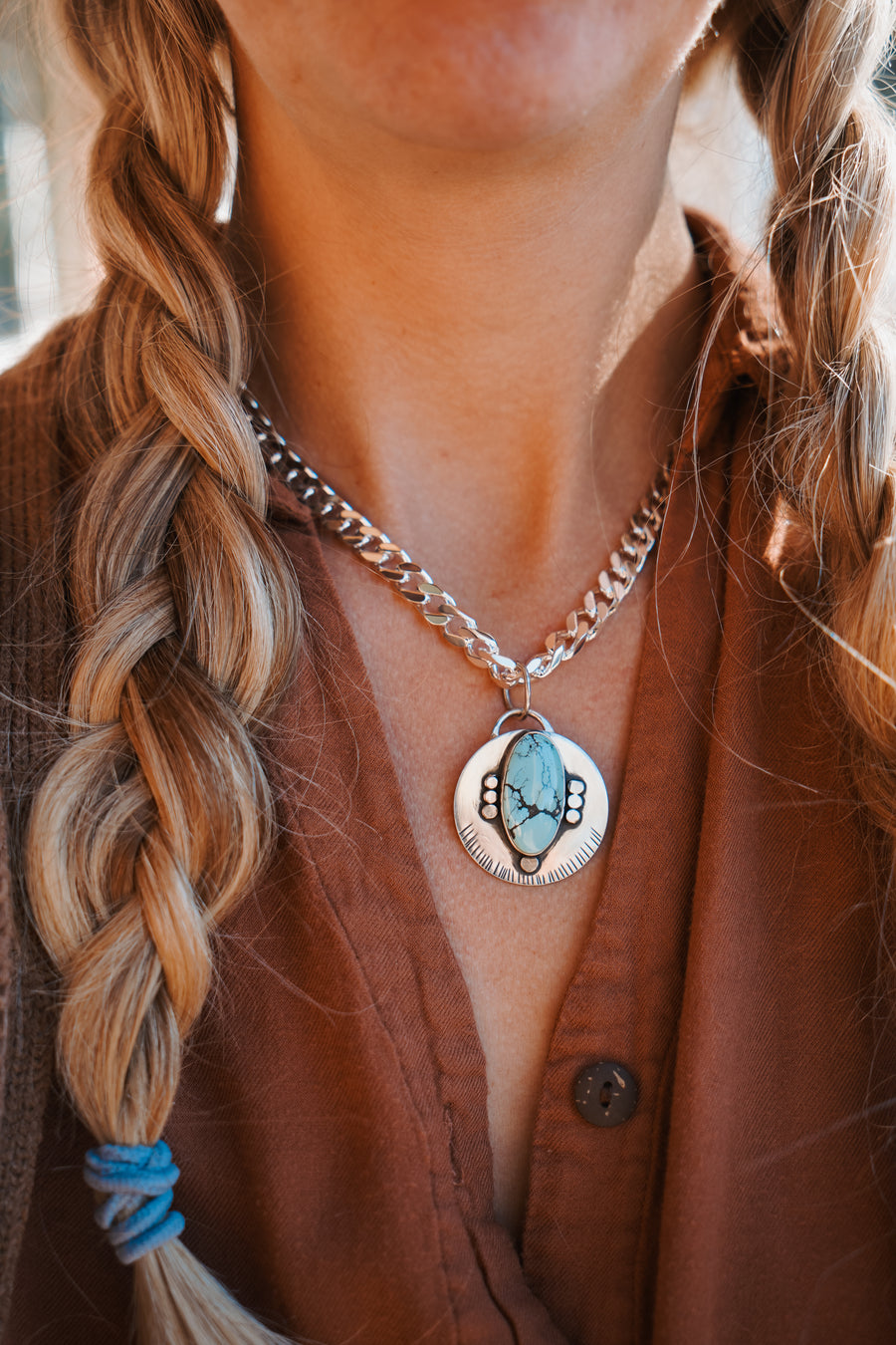 The Boundless Necklace in Yungai Turquoise