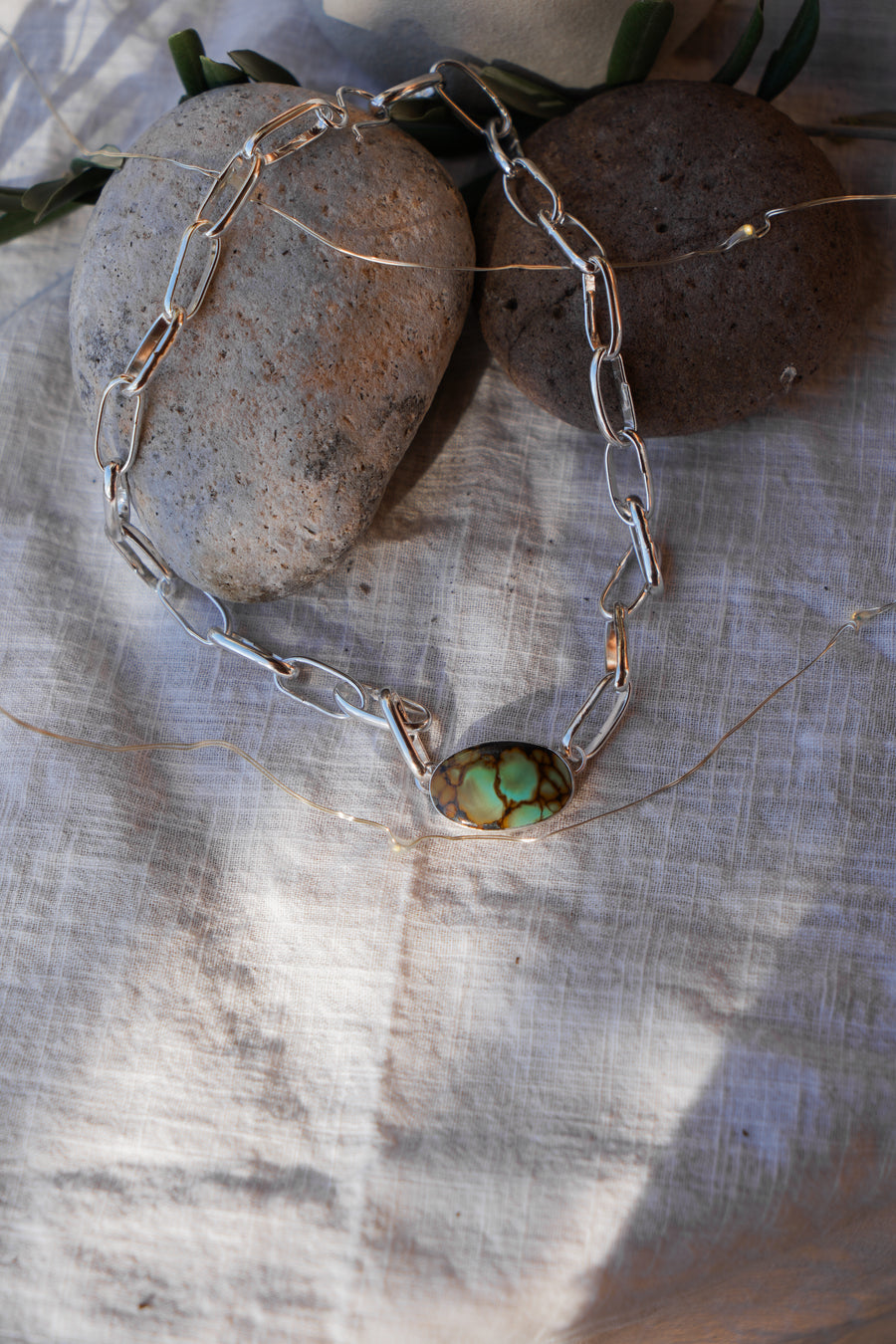 The Daydreamer Choker in Yungai Turquoise