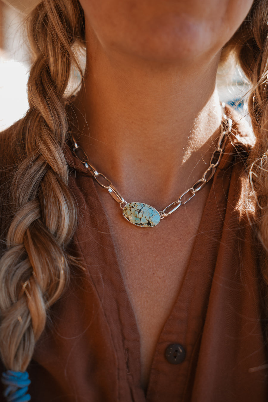 The Daydreamer Choker in Yungai Turquoise
