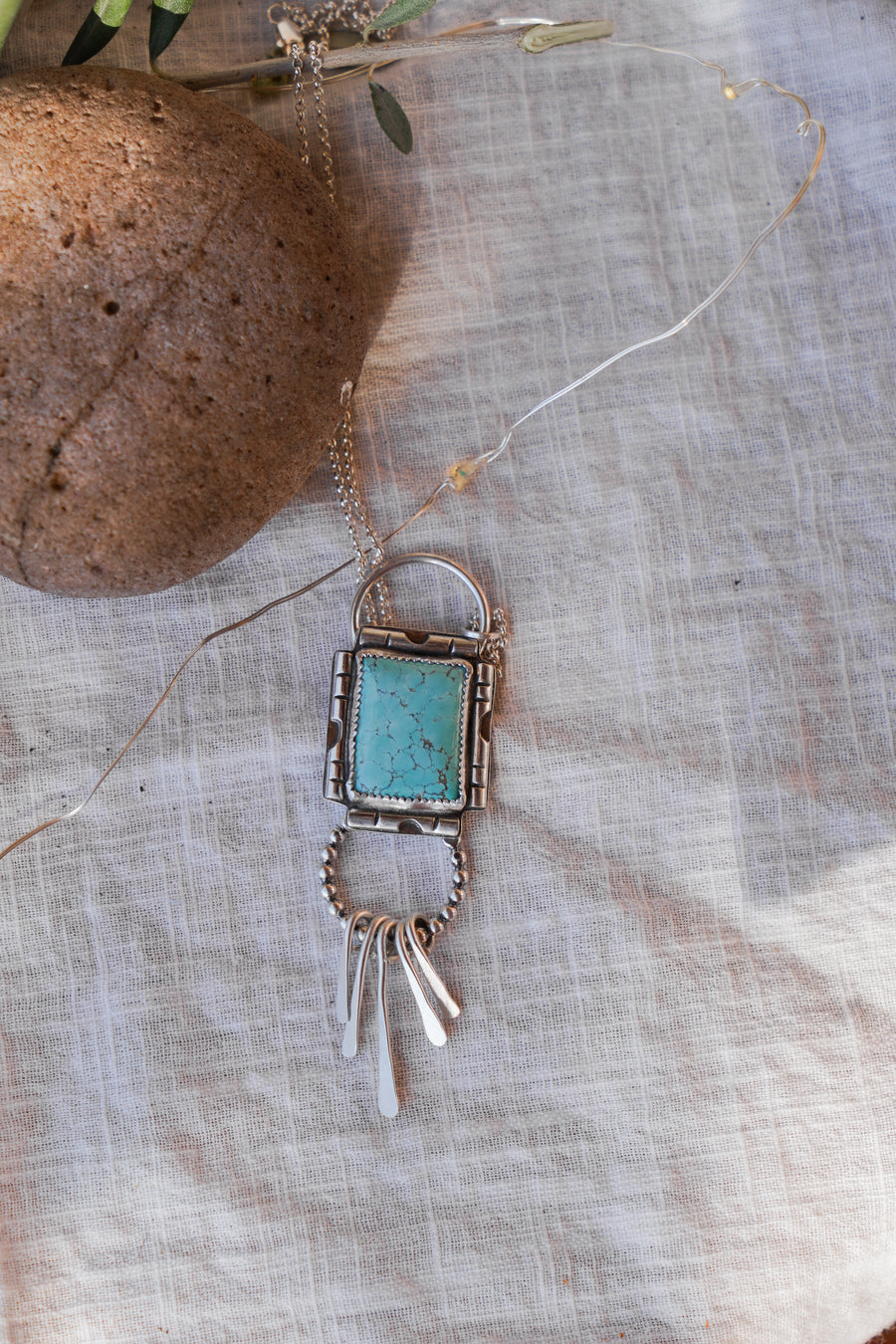 Kya Necklace in Yungai Turquoise