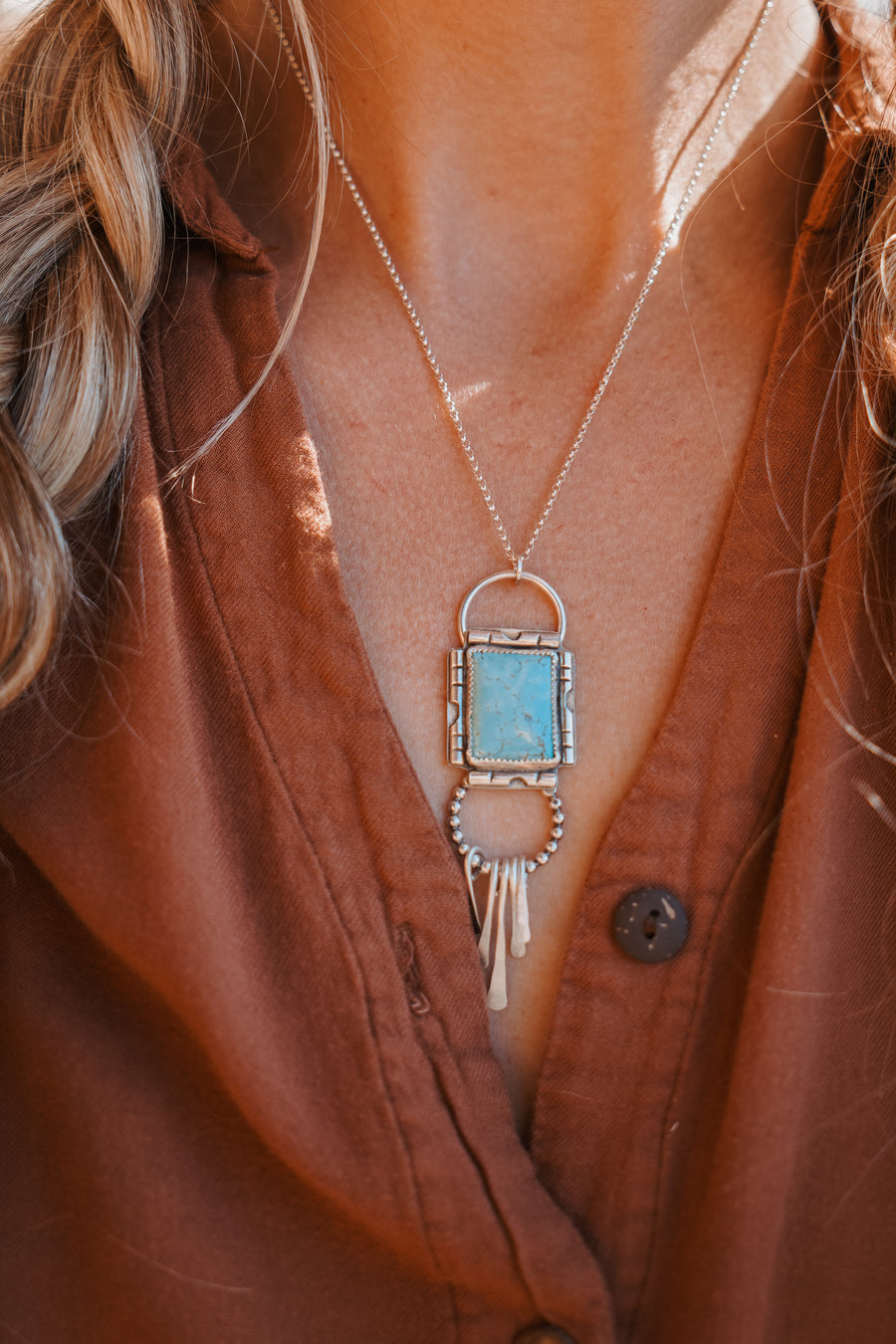 Kya Necklace in Yungai Turquoise