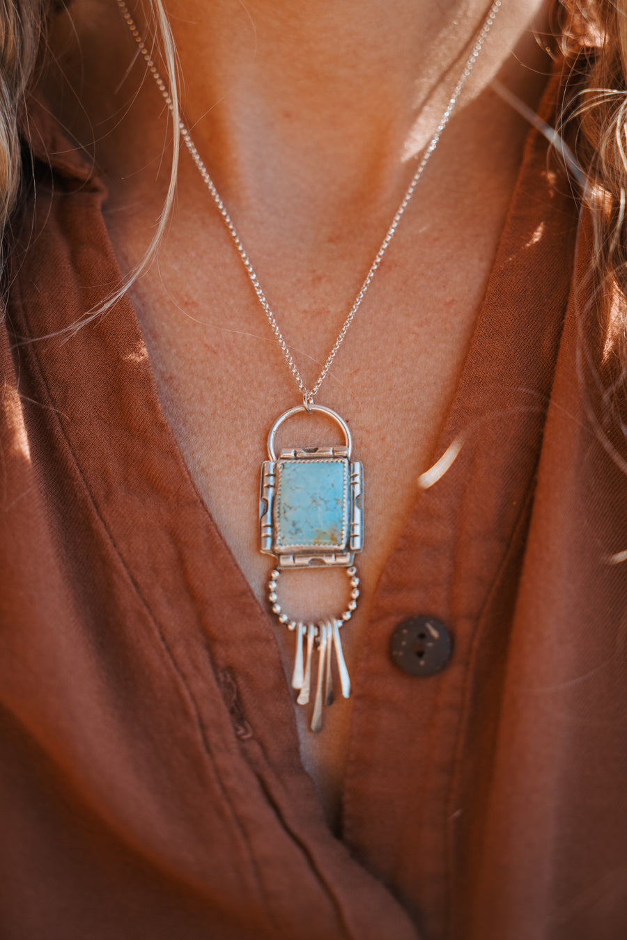 Kya Necklace in Yungai Turquoise
