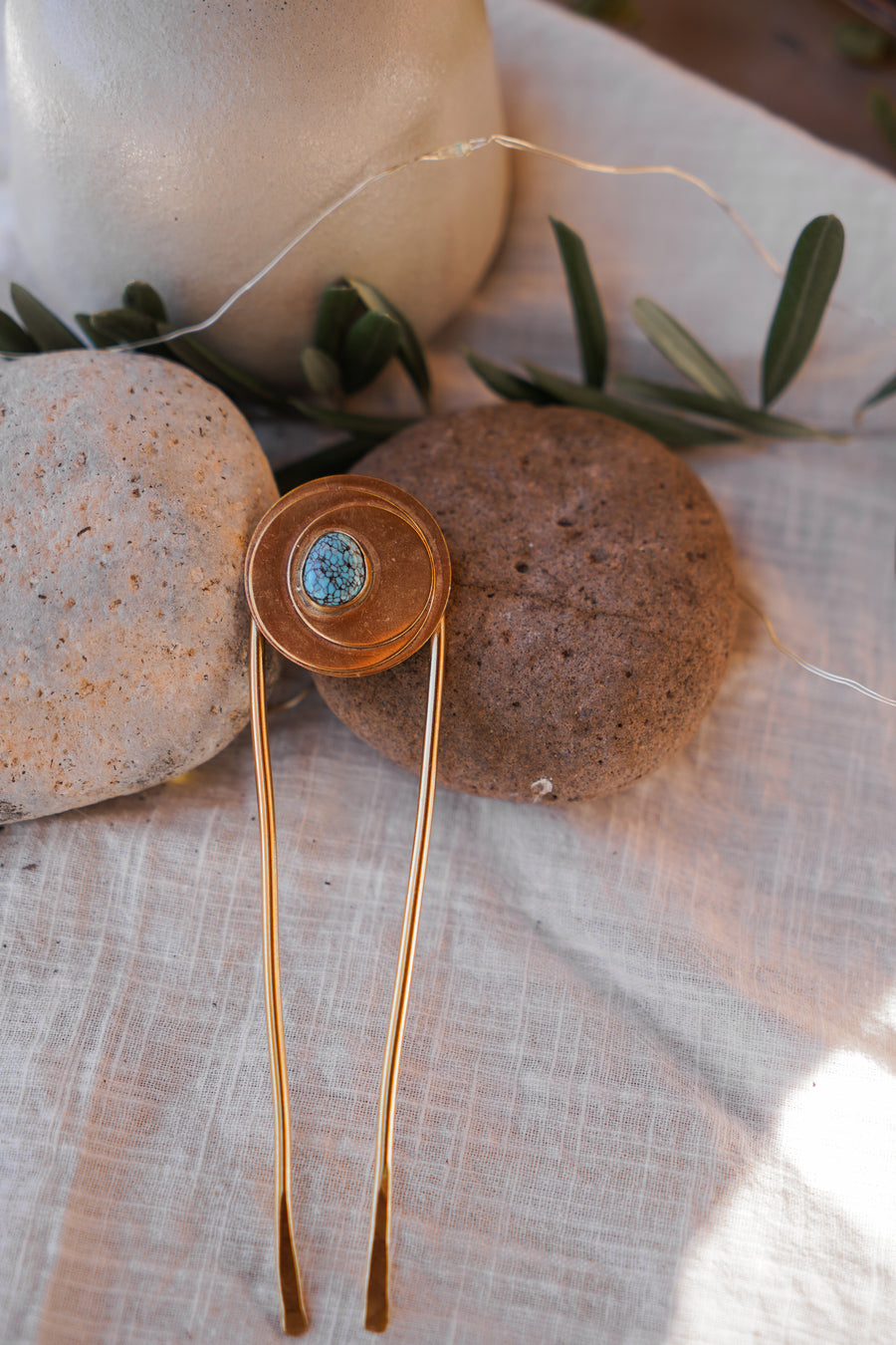 Mojave Hairfork in Egyptian Turquoise