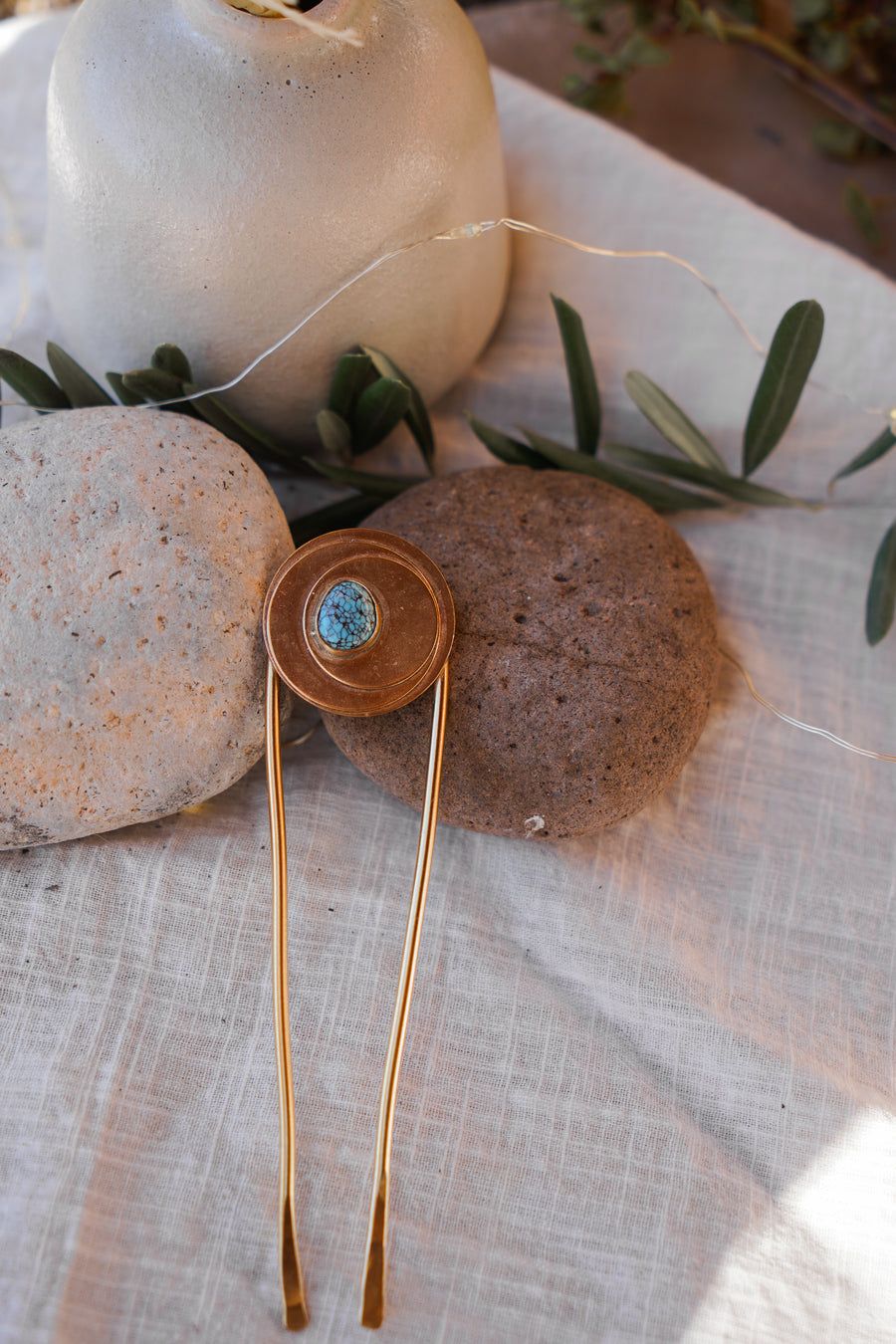 Mojave Hairfork in Egyptian Turquoise