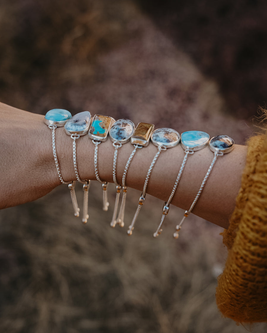 The Out West Bracelet in Larimar