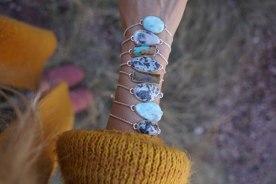 The Out West Bracelet in Dendritic Opal