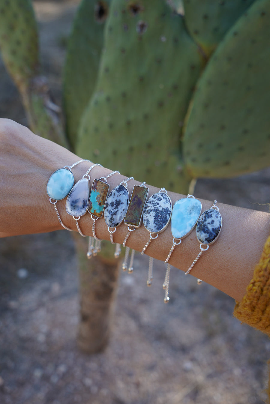 The Out West Bracelet in Kingman Turquoise
