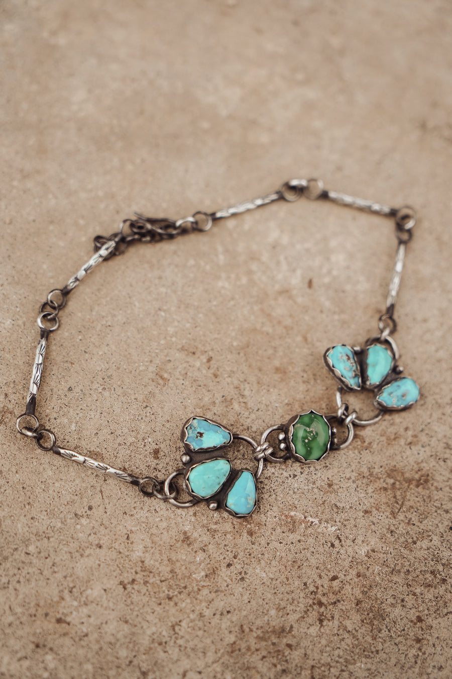 Statement Choker in Emerald Valley & Blue Ridge Turquoise