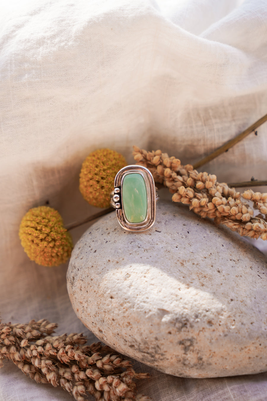 The Chrysoprase Ring (Size 7)
