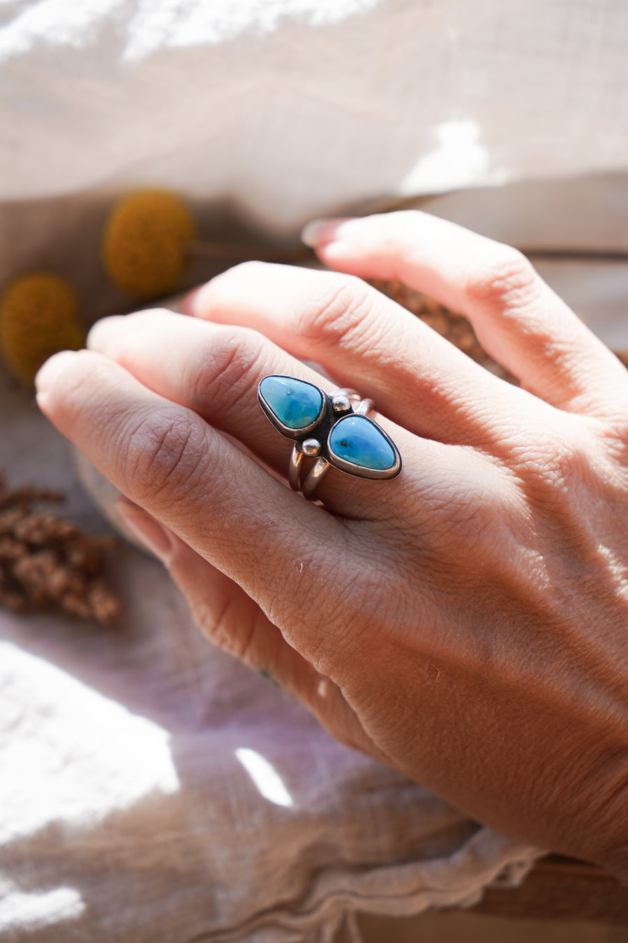 Blue Ridge Turquoise Ring (Size 8)