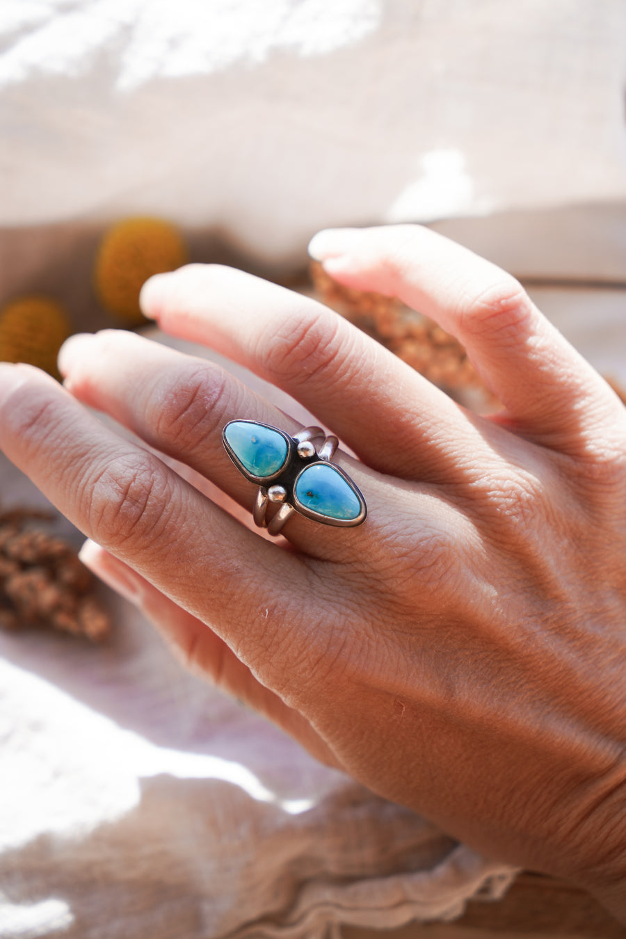 Blue Ridge Turquoise Ring (Size 8)
