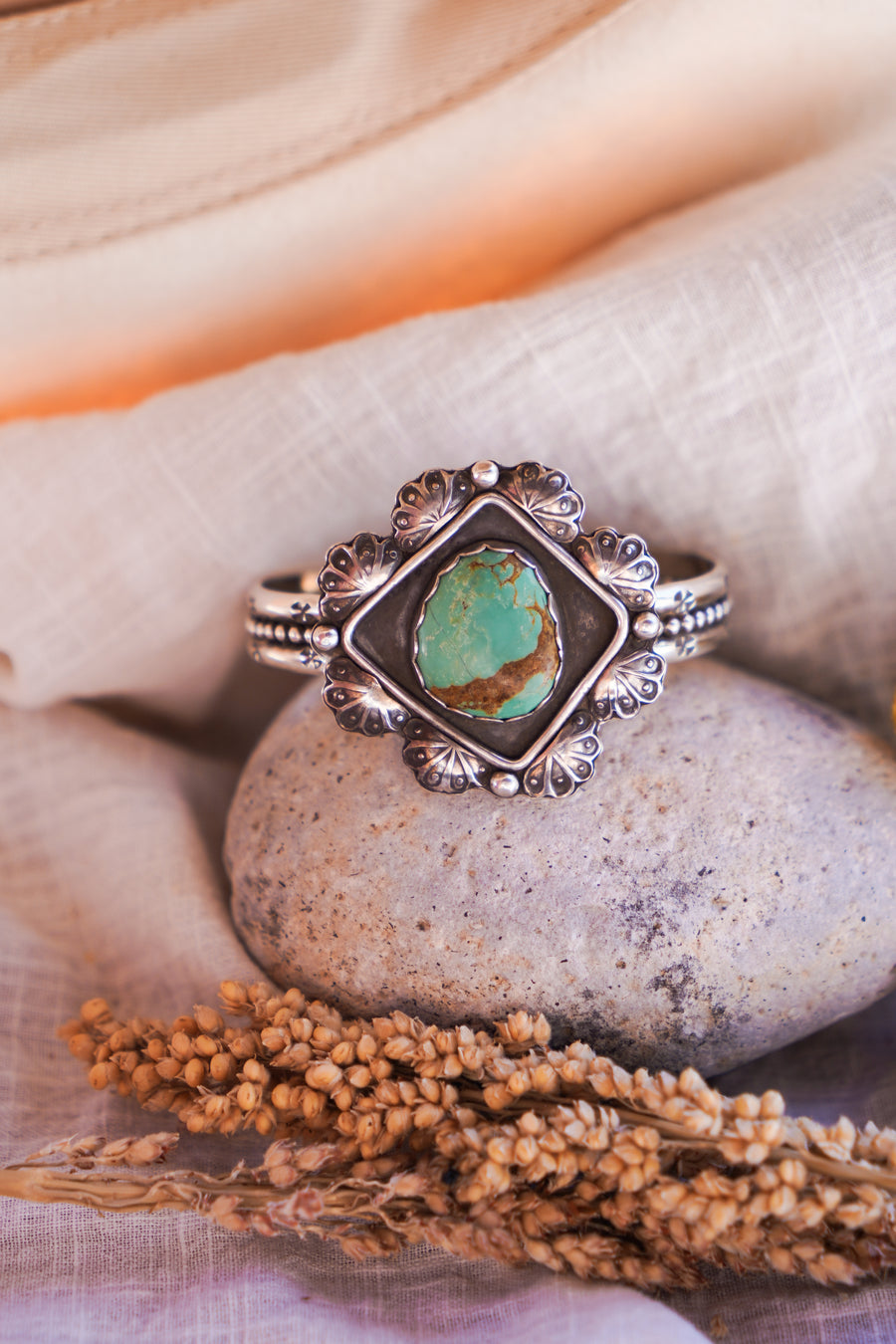 Statement Cuff in Arizona Turquoise