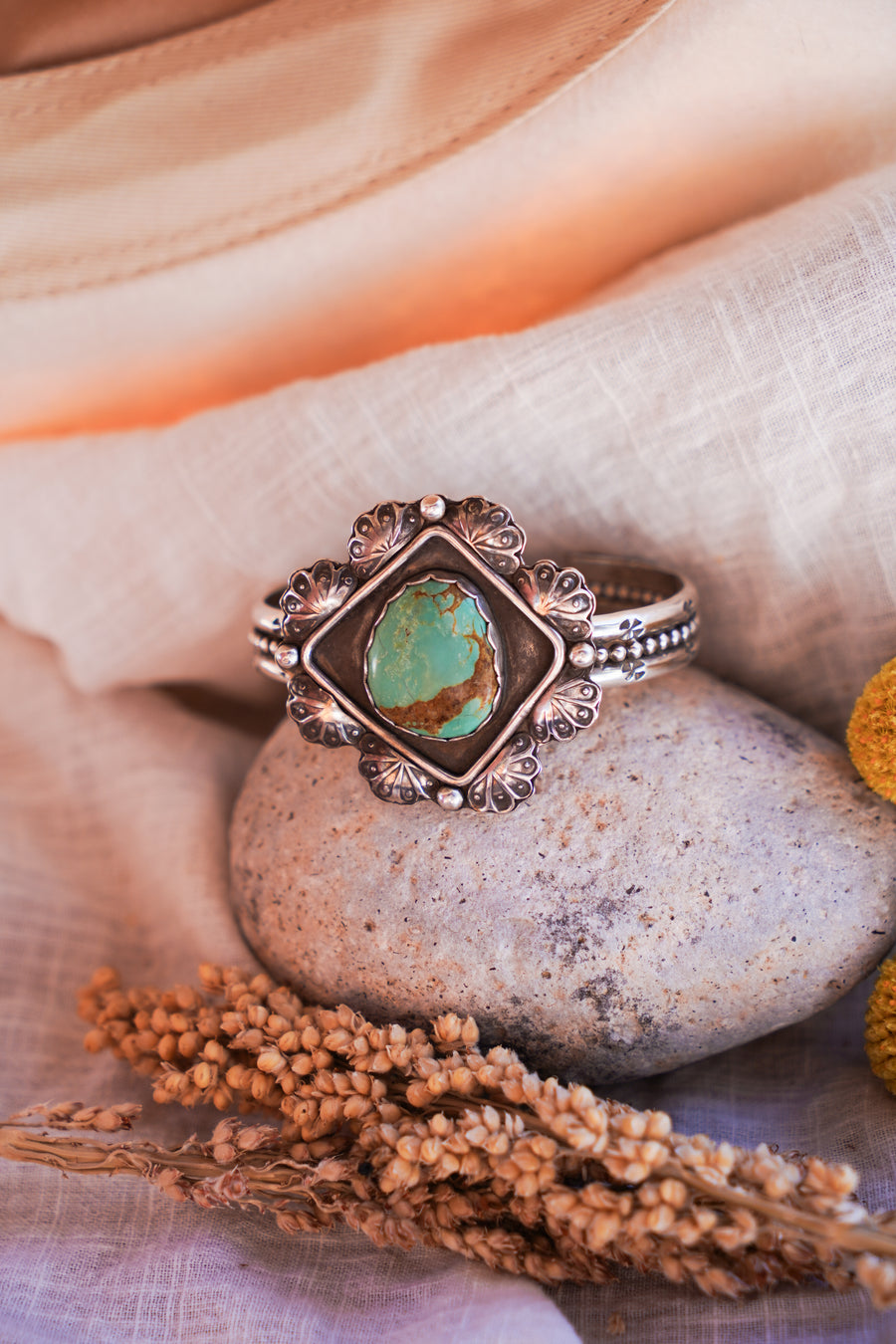 Statement Cuff in Arizona Turquoise