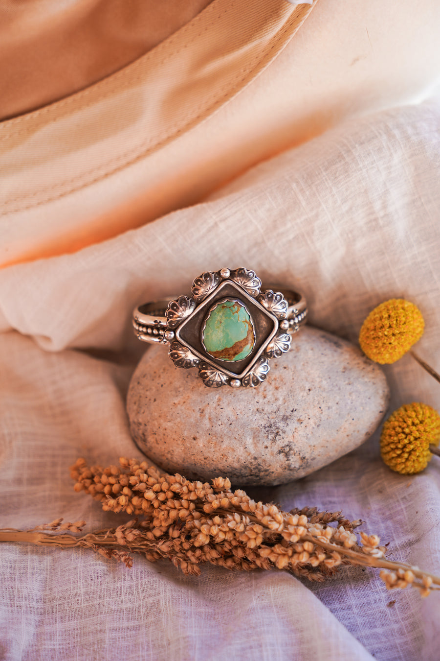 Statement Cuff in Arizona Turquoise