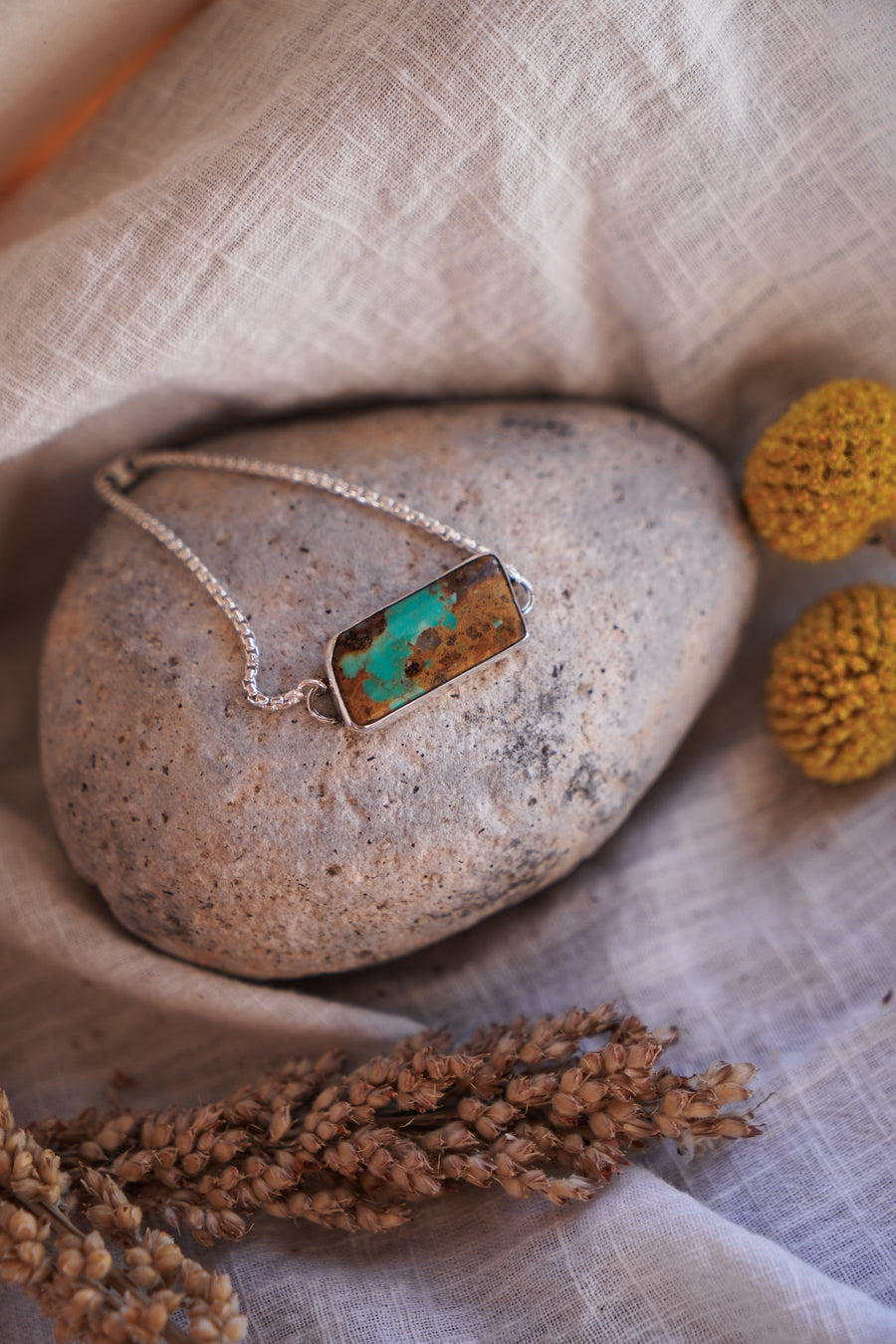 The Out West Bracelet in Kingman Turquoise