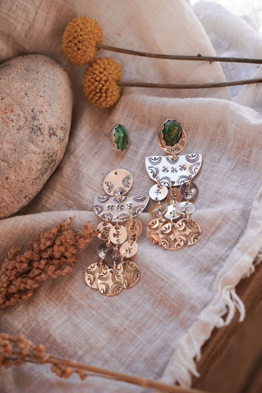 3-in-1 Chandelier Earrings in Emerald Valley Turquoise