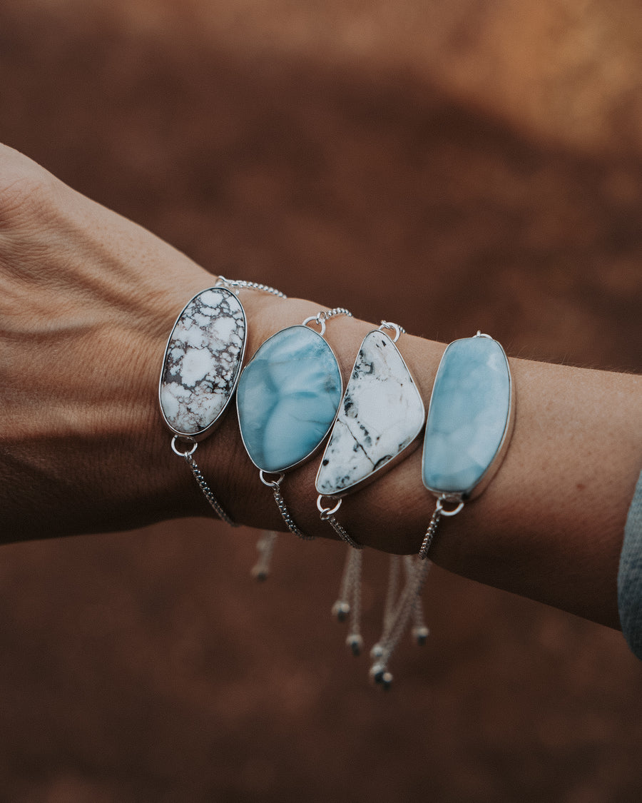 The Out West Bracelet in Larimar