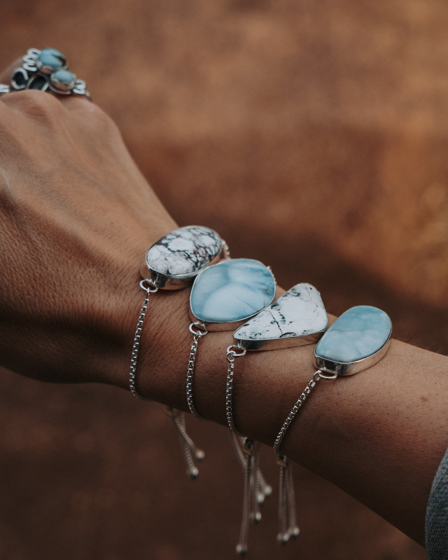 The Out West Bracelet in Larimar
