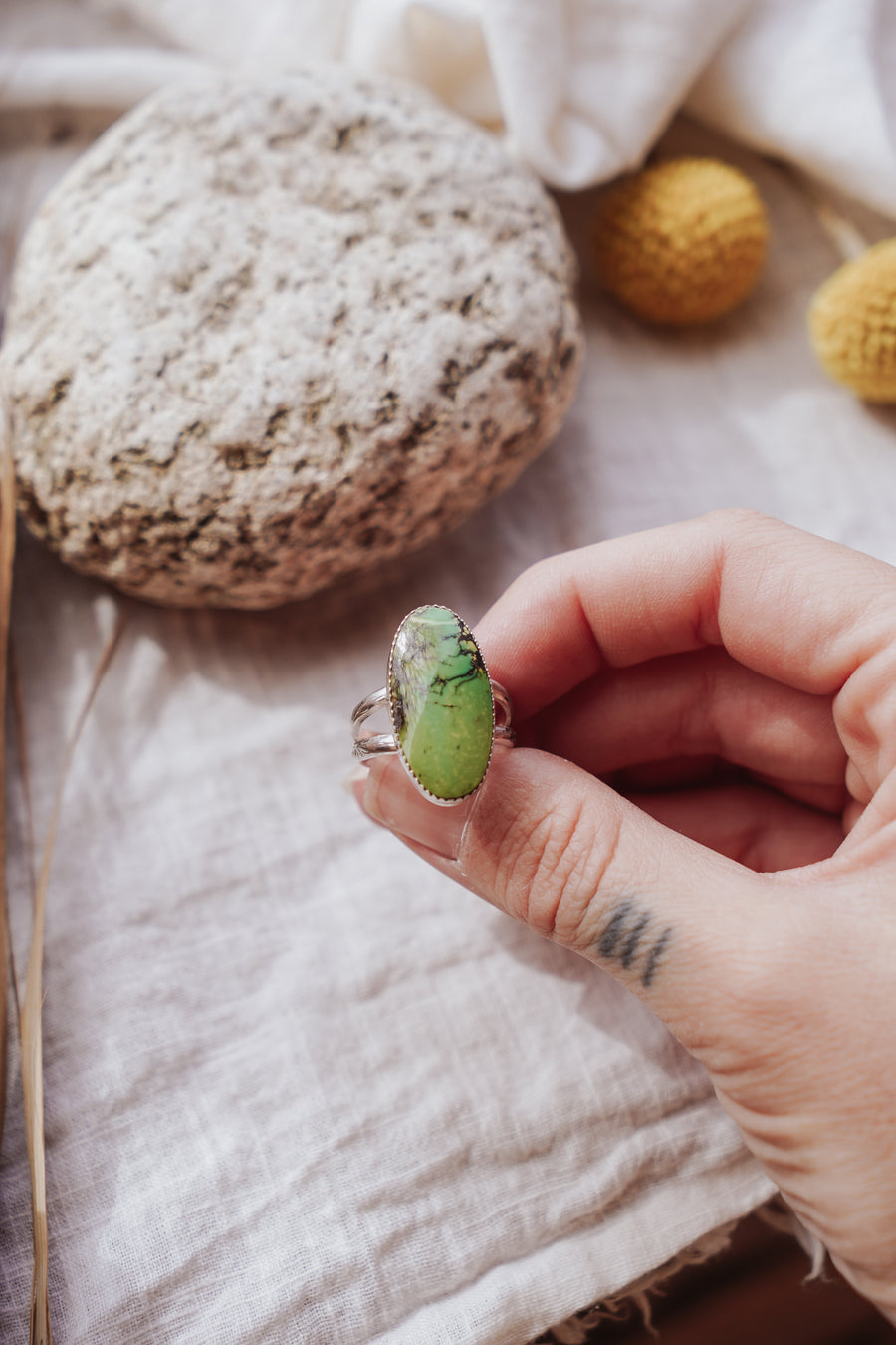 Yungai Turquoise Ring (Size 9)