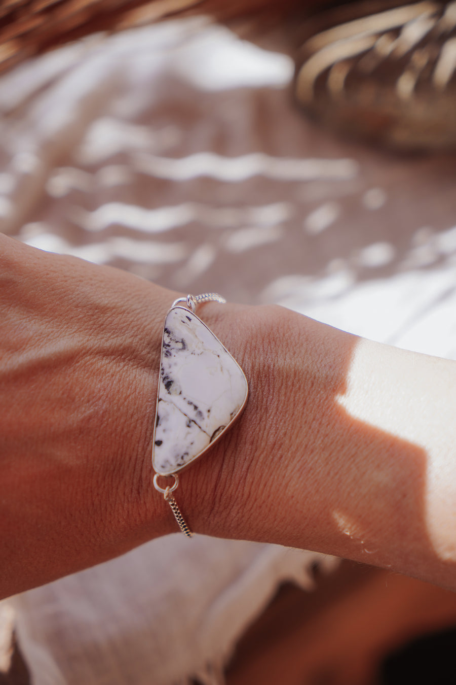 The Out West Bracelet in White Buffalo