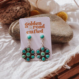 Statement Earrings in Hubei Turquoise