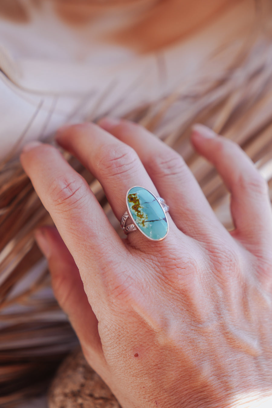 Yungai Turquoise Ring (Size 8)
