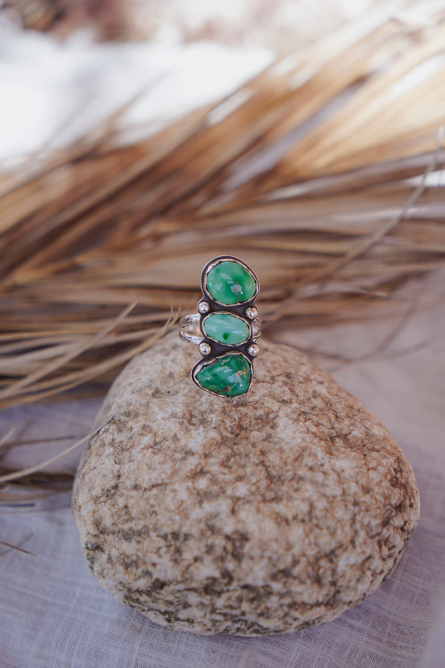 Cairn Ring in Emerald Valley Turquoise (Size 9)