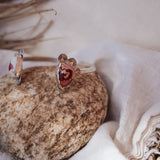 Canyon Wrap Cuff in Mexican Fire Opal