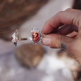 Canyon Wrap Cuff in Mexican Fire Opal
