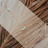 The Allure Hand Chain in Amazonite