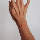 The Allure Hand Chain in Carnelian